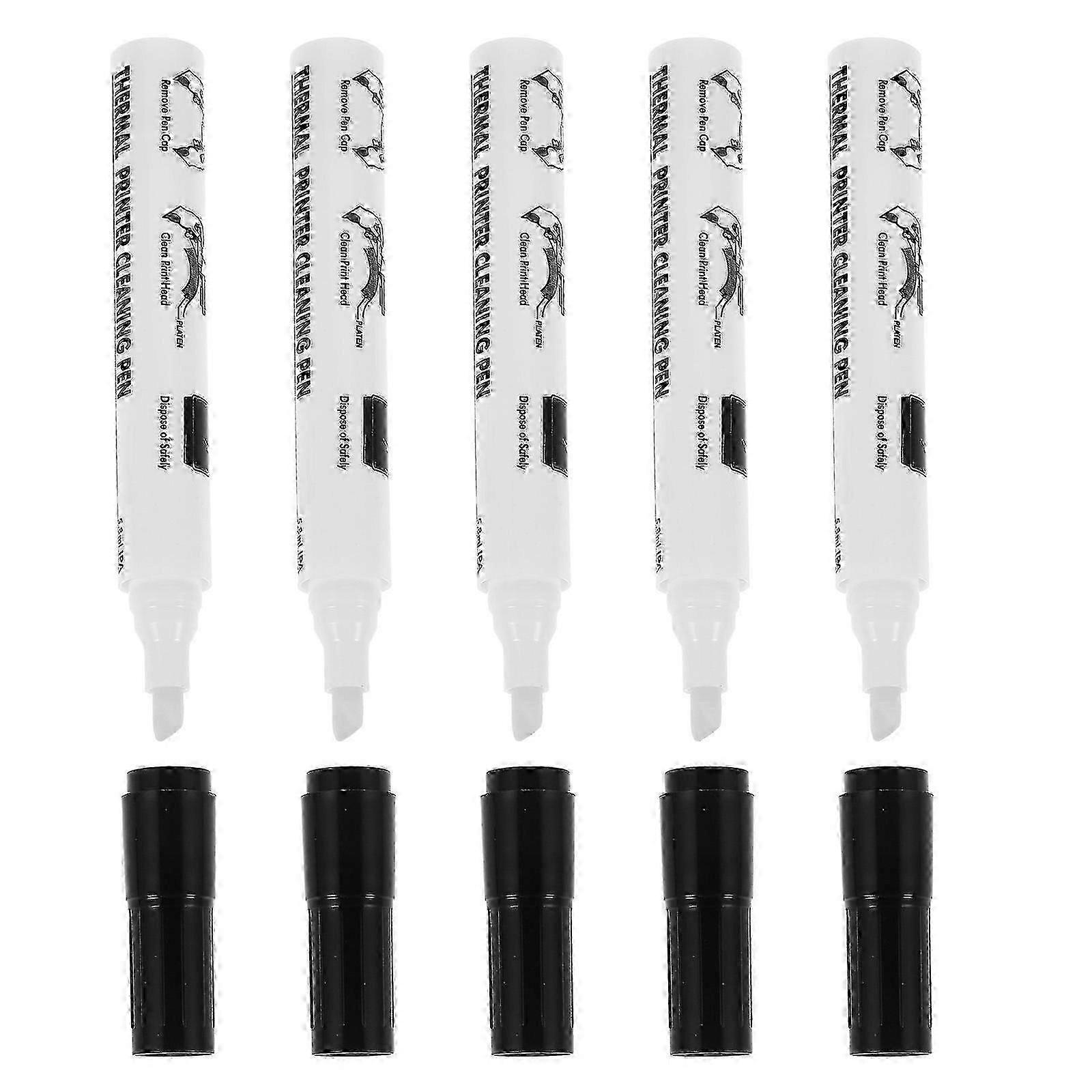 Thermal Printer Cleaner Pen compatible with Printhead Cleaning 5Pcs Pack