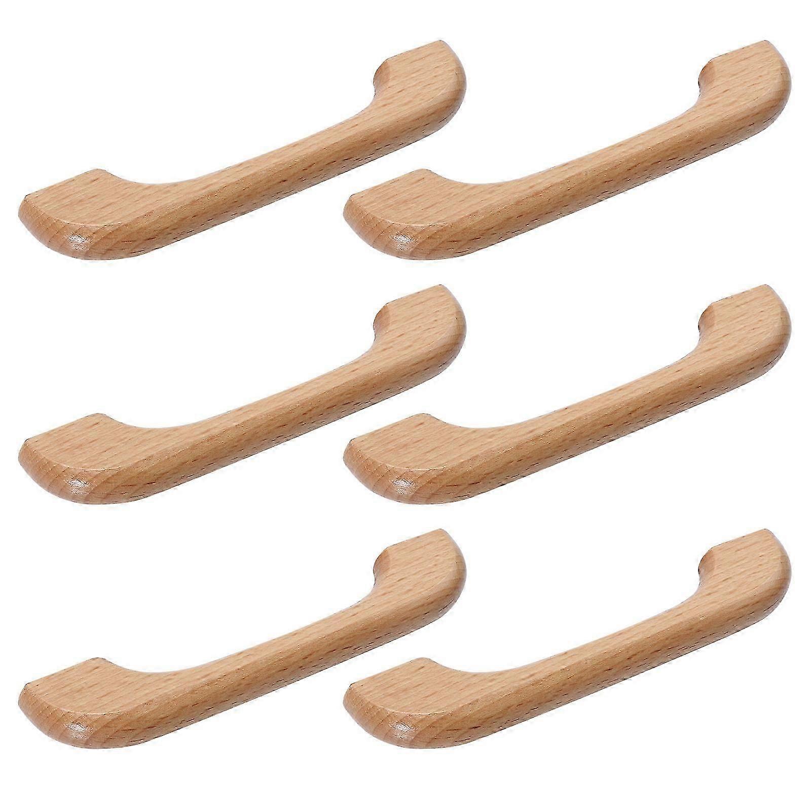 Cupboards Draws Handles Furniture Knobs Wardrobe Drawer Pulls Rustic Style 6Pcs