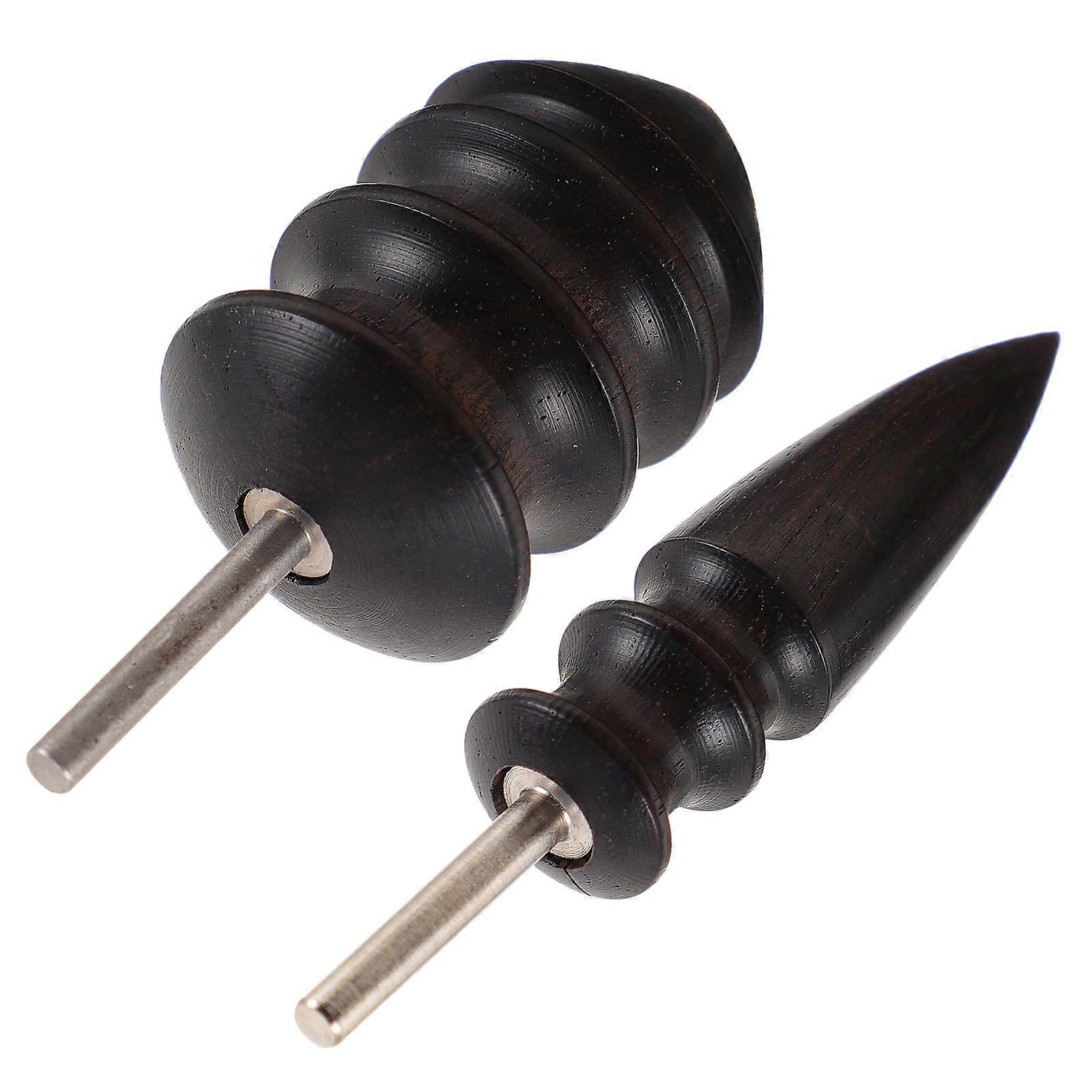 Burnishing Tool Electric Function for Sharpening Use 2Pcs Wooden