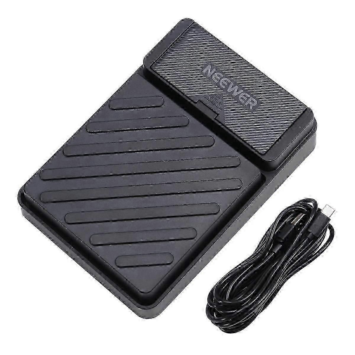 Bluetooth Foot Switch - Silent Remote Control Pedal Compatible with Teleprompter App