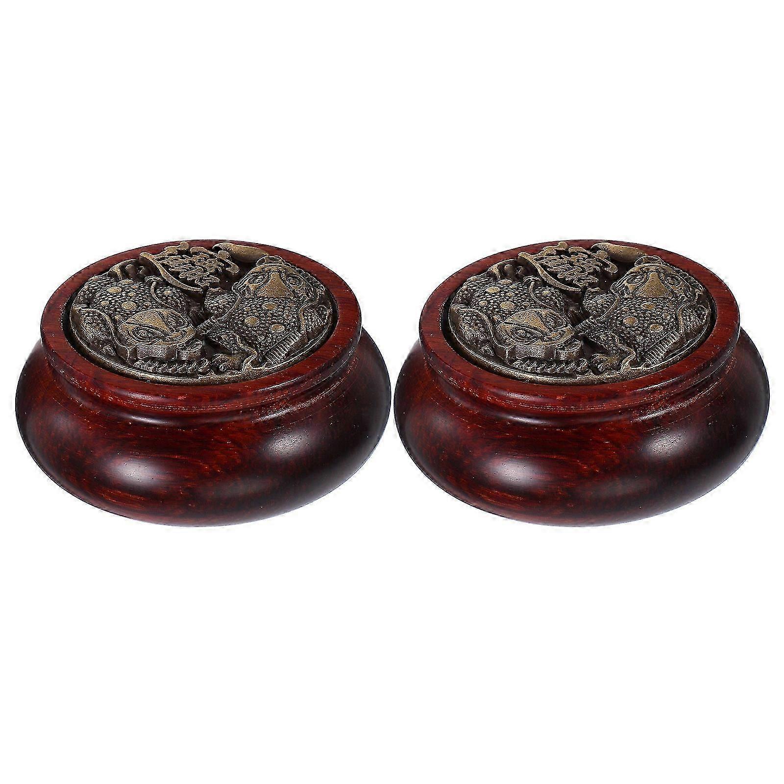 Wooden Baoding Balls, Hand Exercise Balls for Relaxation, 2Pcs