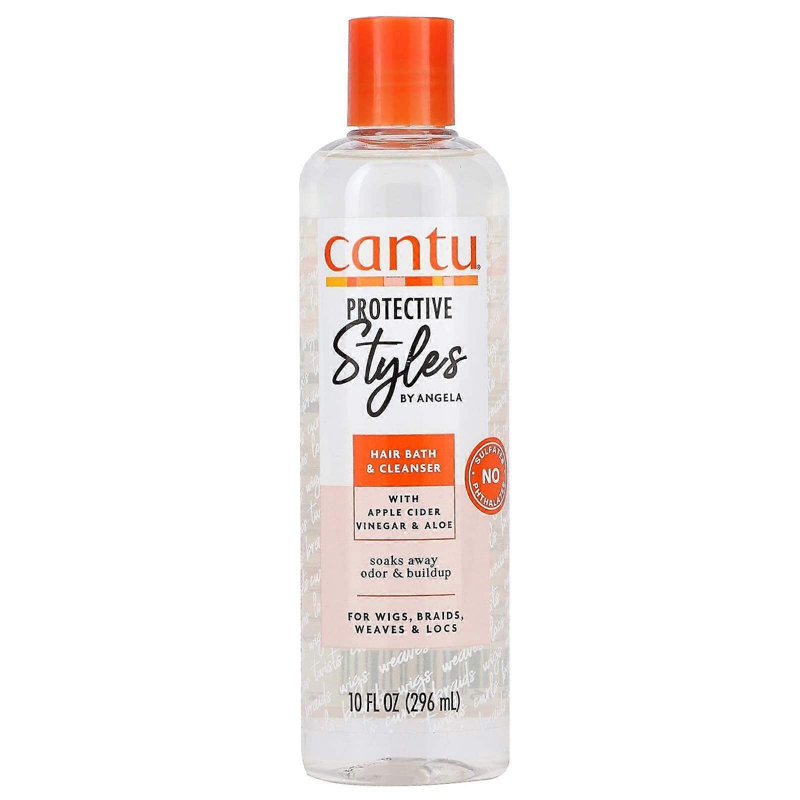 Cantu, Styles Protective By Angela, Hair Bath & Cleanser, 10 fl oz (296 ml), 2-Pack