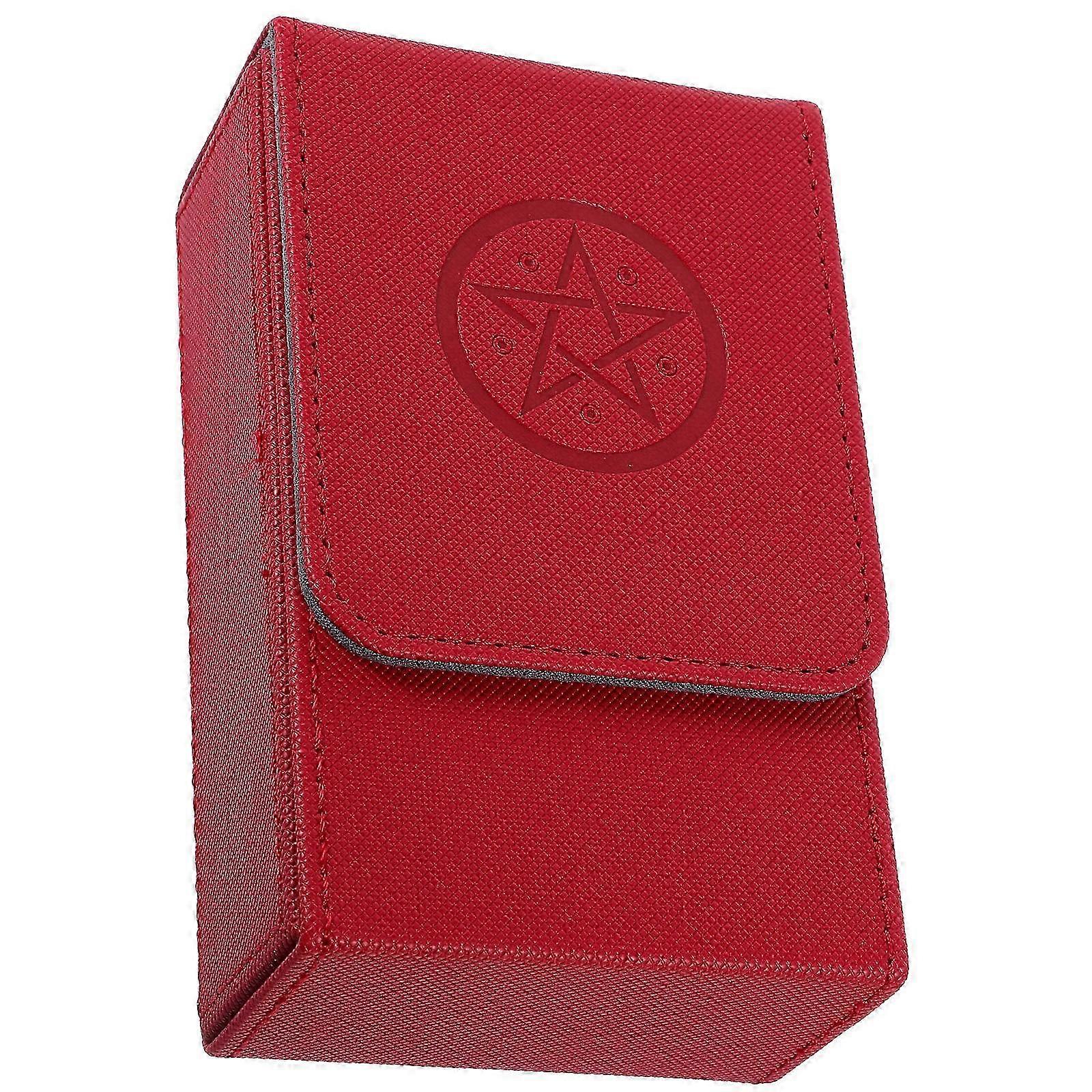 Tarot Storage Box PU Rectangular Case for Storage Multi-Purpose Use