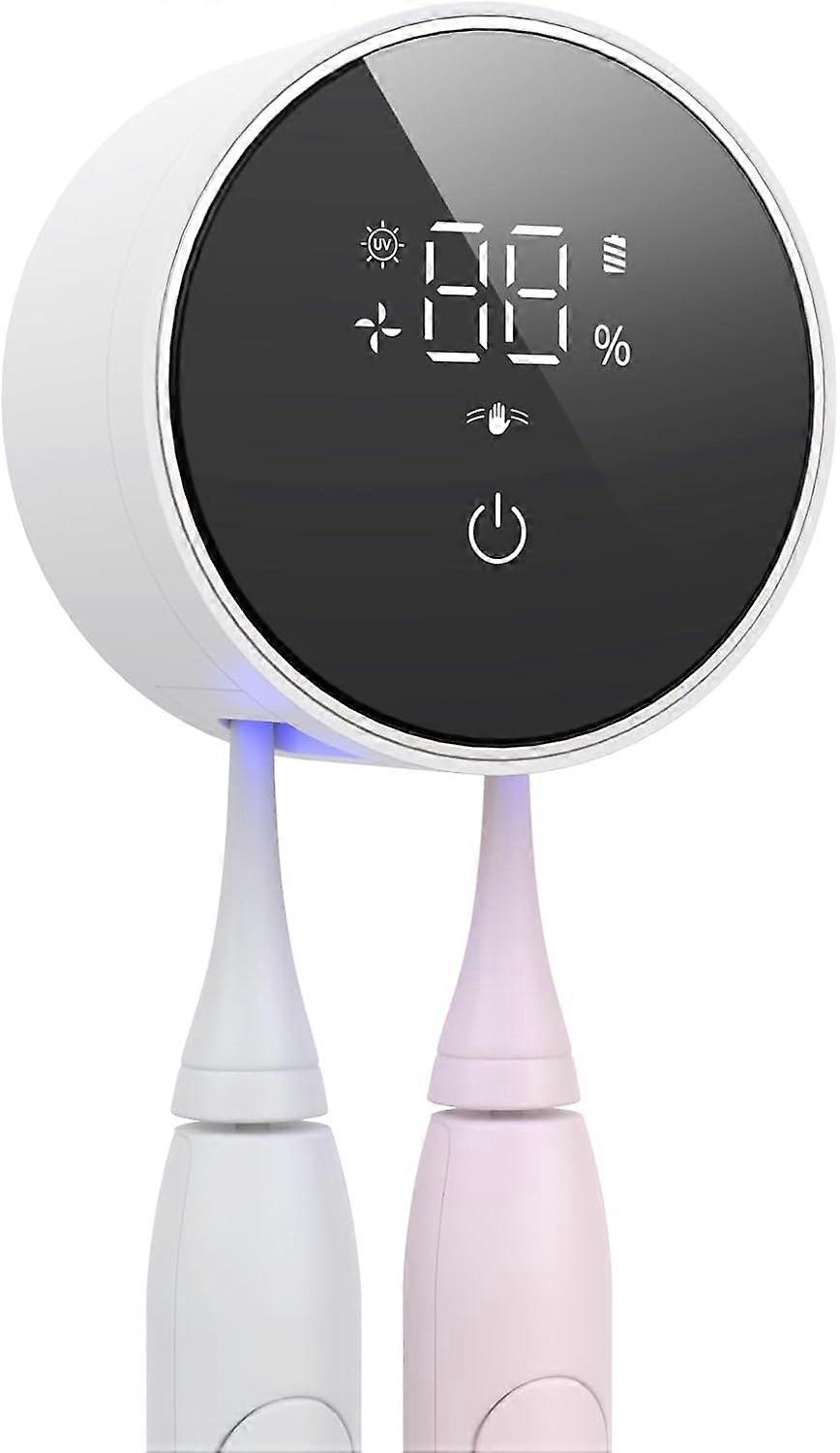 UV electric toothbrush with LED indicator, wall-mounted toothpaste hol