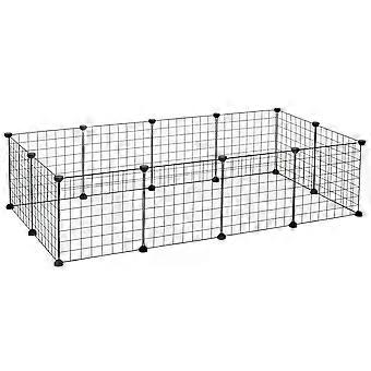 DIY Pet Playpen Metal Wire Fence Guinea Pig Small Animals Cage 12 Panel