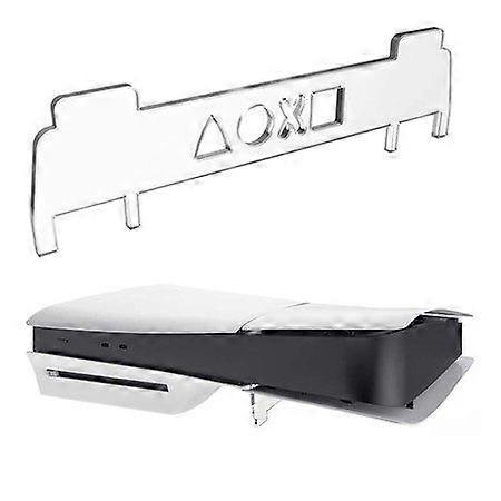 Transparent Acrylic Stand for PS5 Slim - Compact, Durable, and Stable Horizontal Desktop Bracket