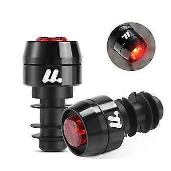 WEST BIKING YP0701502 1Pair Bicycle Handlebar End Lights 3 Modes LED Safety Warning Lamp Aluminum Al