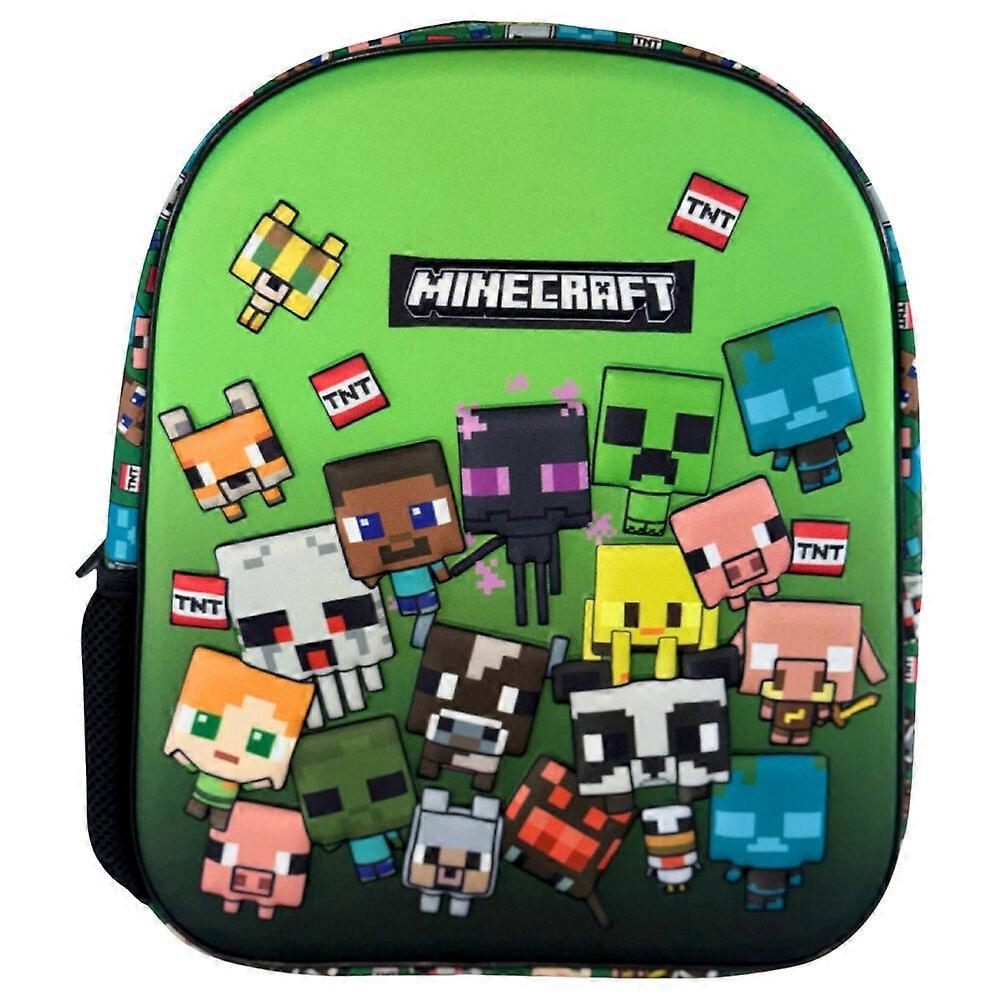 Minecraft-Figuren 3D-Rucksack 30 cm