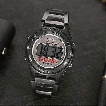 Russian Talking Watch Digital Electronic Sports Wristwatches 695tn