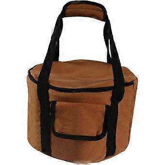 Tableware Storage Bag Cooking Utensils Dinnerware Waterproof Cutlery Bag Container Carrying Bag For Bivouac Kitchen Outdoor Bbqbrown1pcs