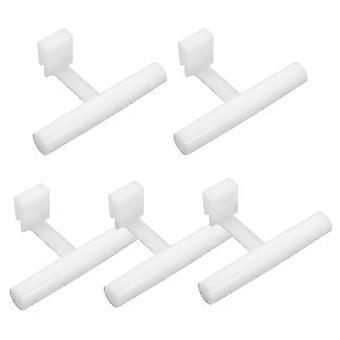 5pcs Barsch für Vogelhäuschen Barsch mit Schnalle Ständer Vogelhäuschen Acryl Barsch Zubehör