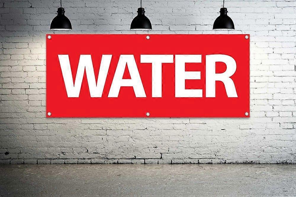 WATER Text Banner SZ1219