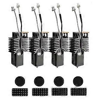4set for Snapmaker U1 3D Printer HotEnd Accessories SNAPMAKER Integrated Hardened Steel Nozzle 0.2/0.4/0.6/0.8mm