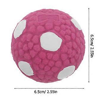 Pelota de juguete con sonido para perros, resistente a las mordeduras, para la dentición de perros pequeños y medianos, para uso en interiores y exteriores.