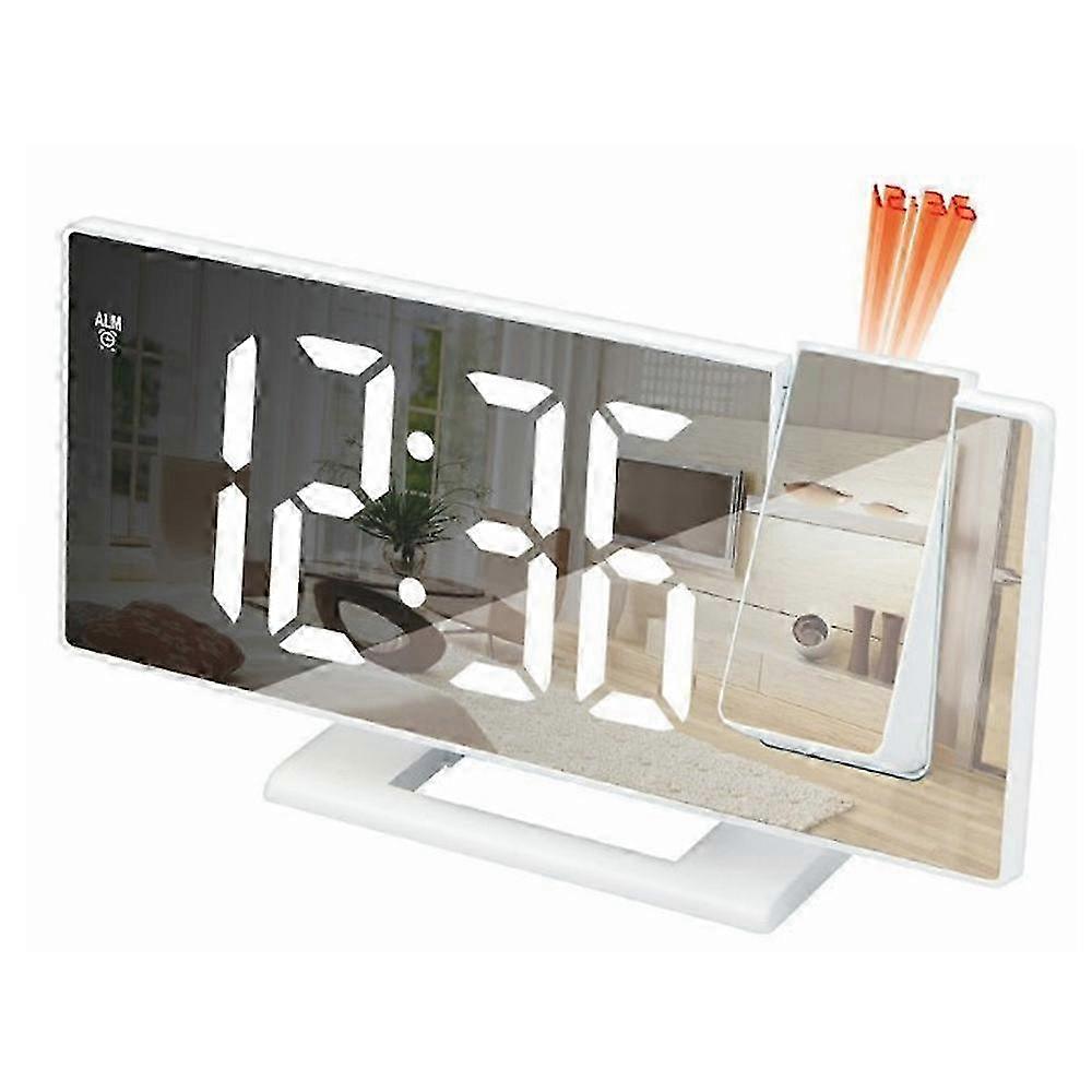 LED projection clock multi-function digital alarm clock automatic photosensitive electronic clock