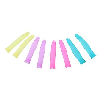Cuticle Scissor Handle Cover Silicone for Protection 8Pairs Non Slip Sleeve