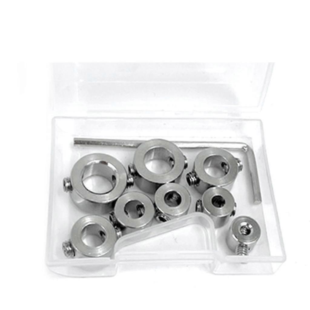 Precision Drill Bit Depth Stop Collar Set 3-16mm Woodworking Ring Locator
