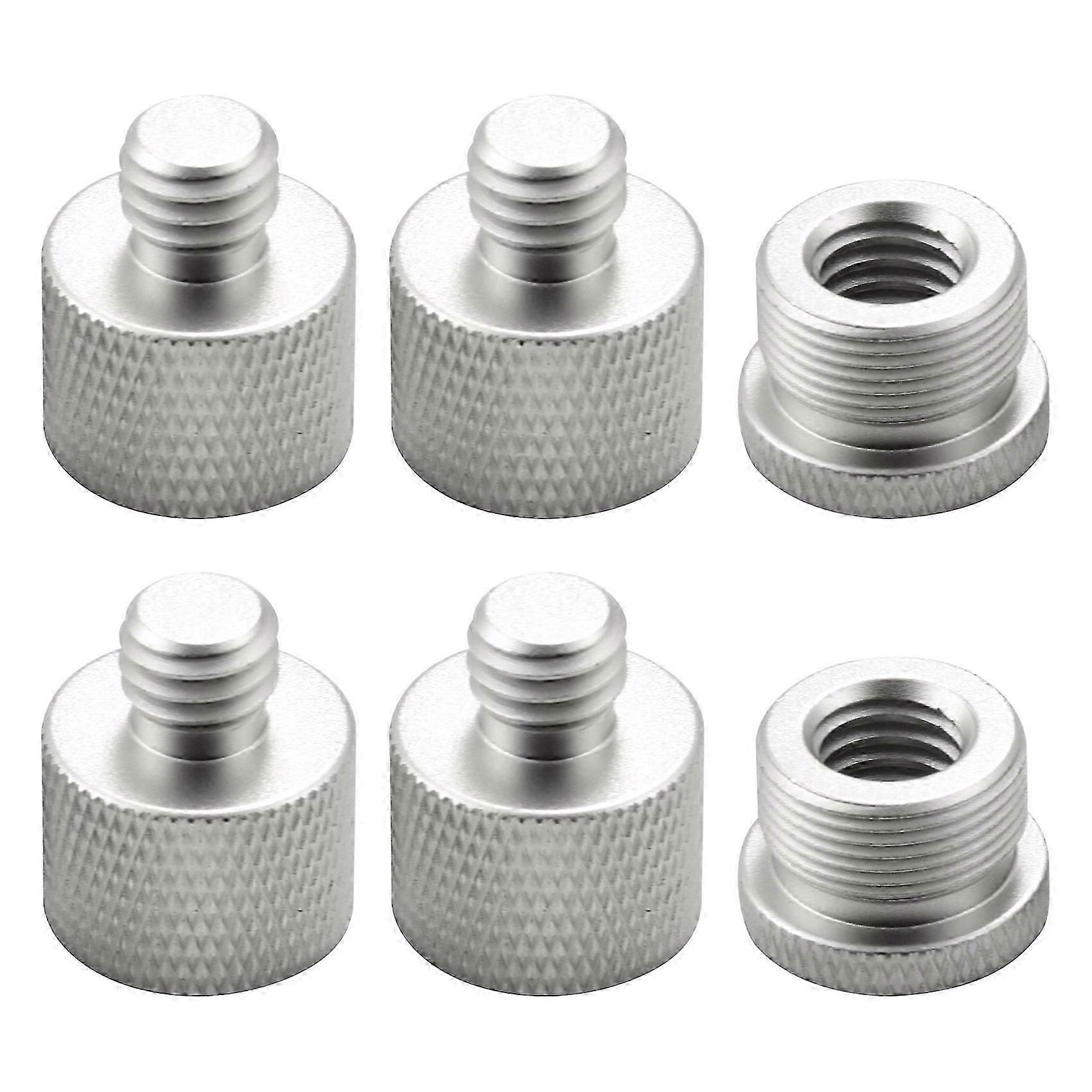 6 Pcs, Mic Thread Adapter Set 5/8 FemaleJJ