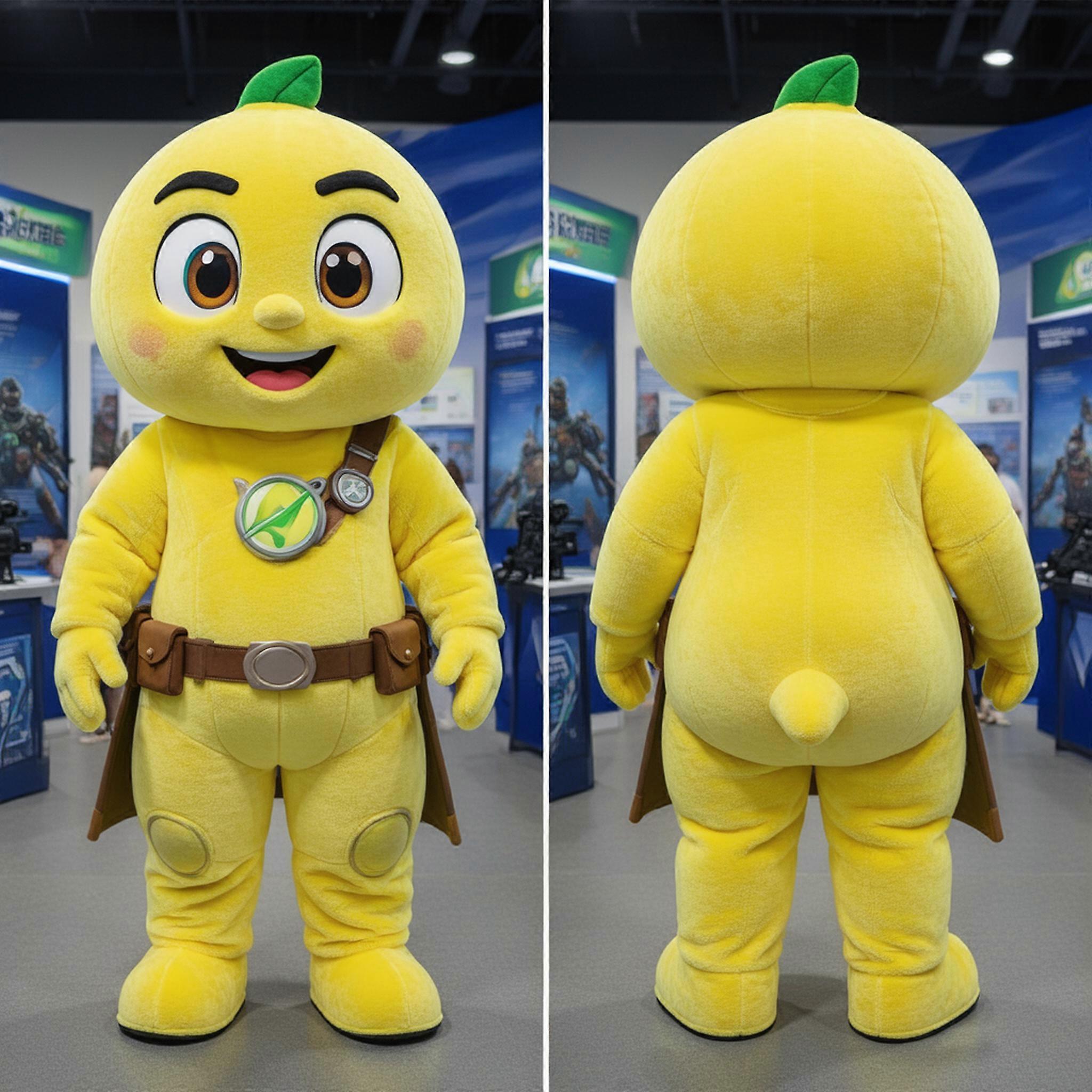 MASTICOT Lemon Yellow Heroic Sniper Mascot