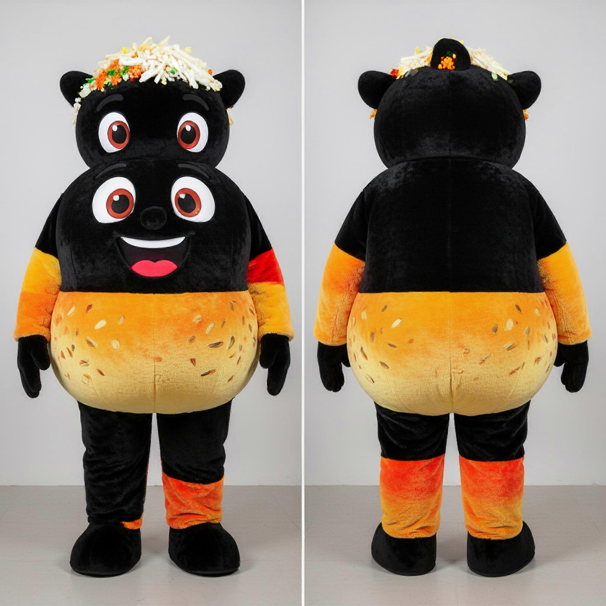 MASTICOT Chocolate Brown Velvety Biryani Mascot