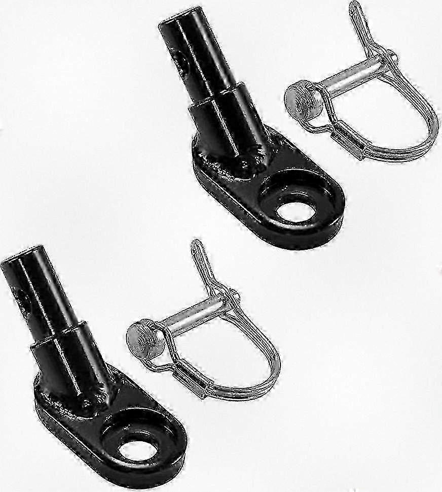 Universal Black Angled Bike Trailer Compatible with Various Models, 2-Wheel Design