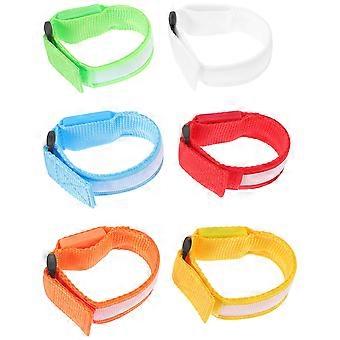 LED Bracelet Nylon Wristbands for Running Use 18Pcs in The Dark