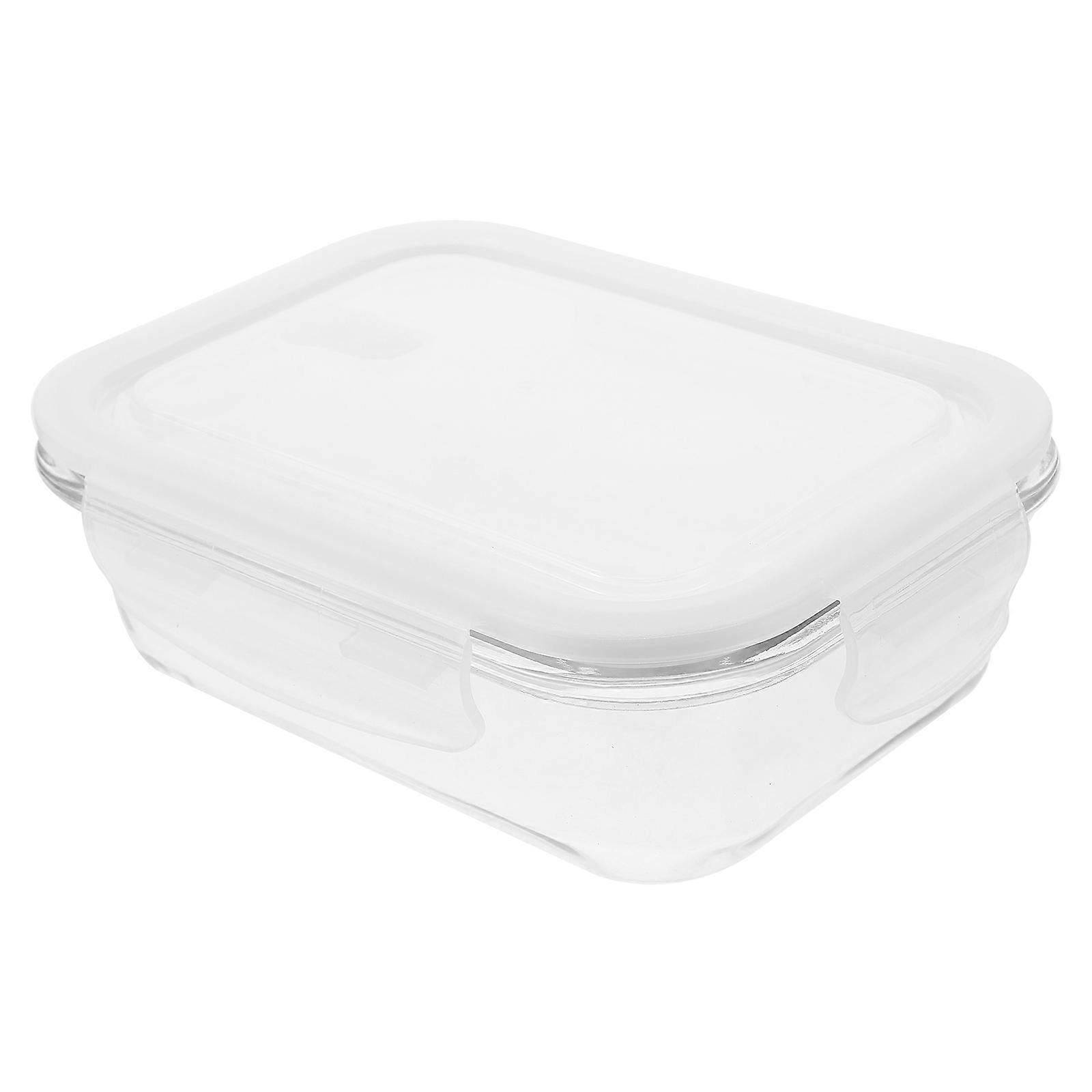 Glass Meal Prep Container for Food Preservation Rectangular Design