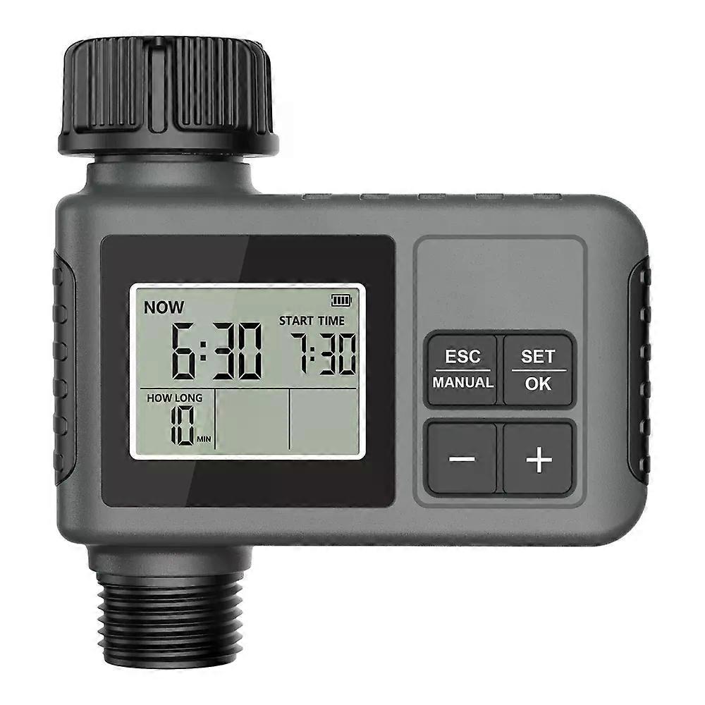 1/2/3-Outlet Smart Water Timer Intelligent Automatic Irrigation Watering System Sprinkler Timer Garden Programmer LCD Display