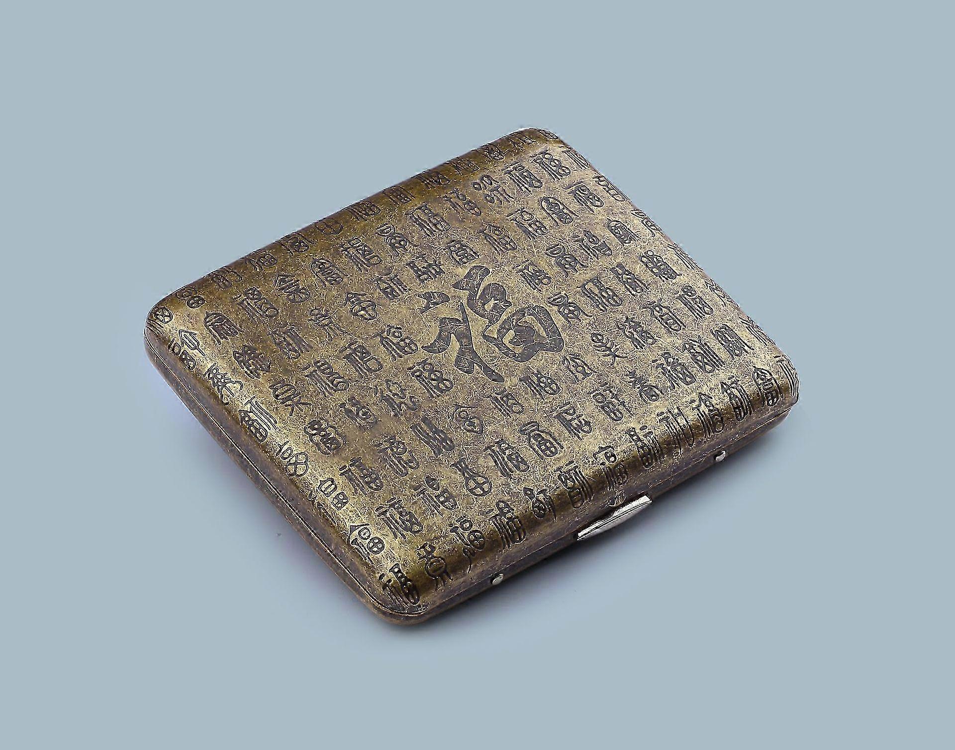 Pure Copper Flip Cigarette Case