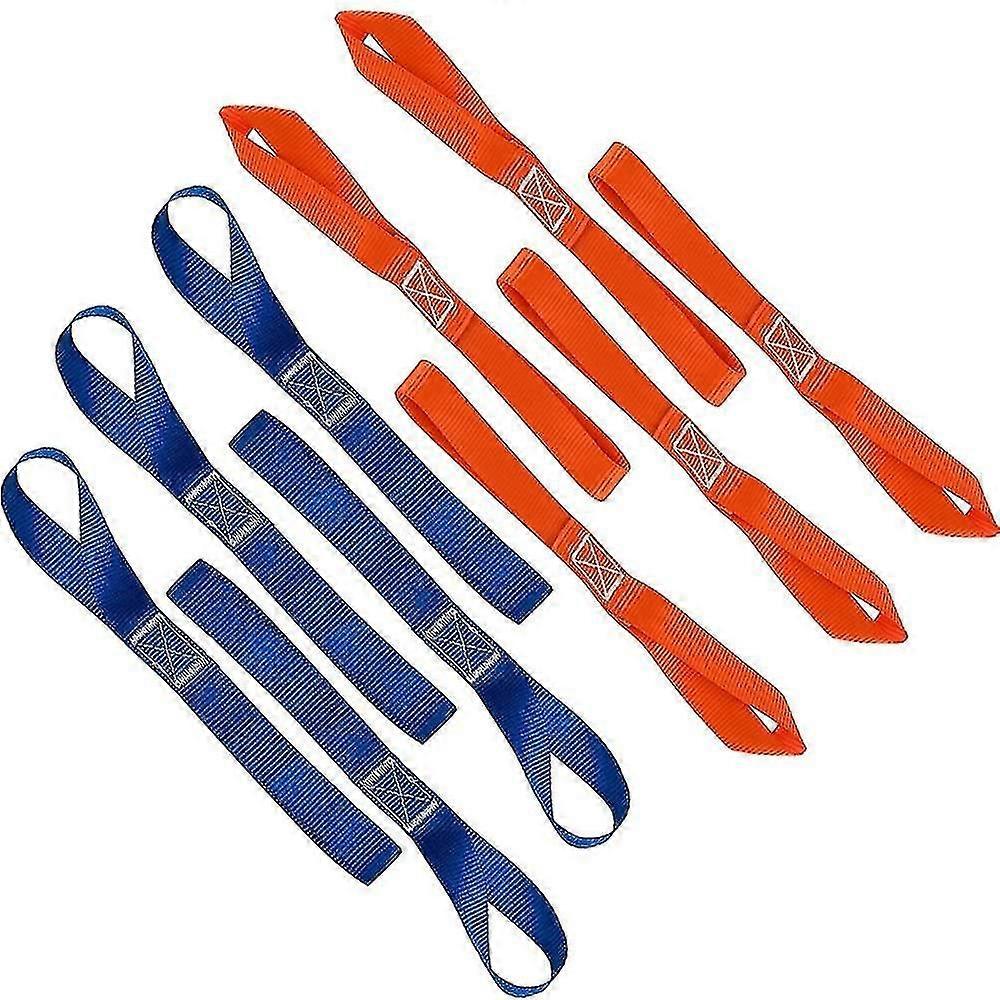 10 Soft Loop Tie-down Straps, 1,000 Lb Load Capacity