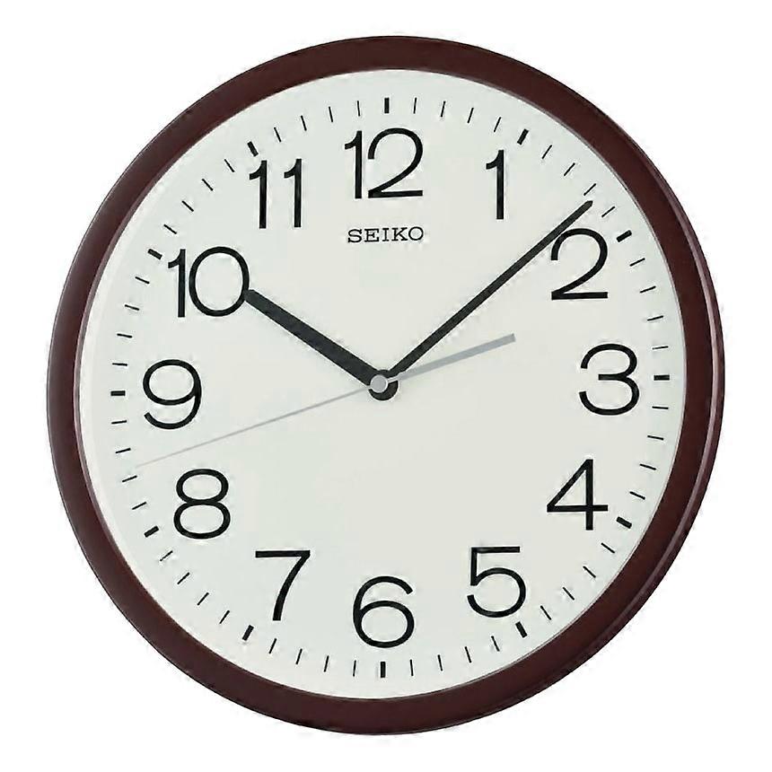 Seiko Brown Quartz Wall Clock QXA847B