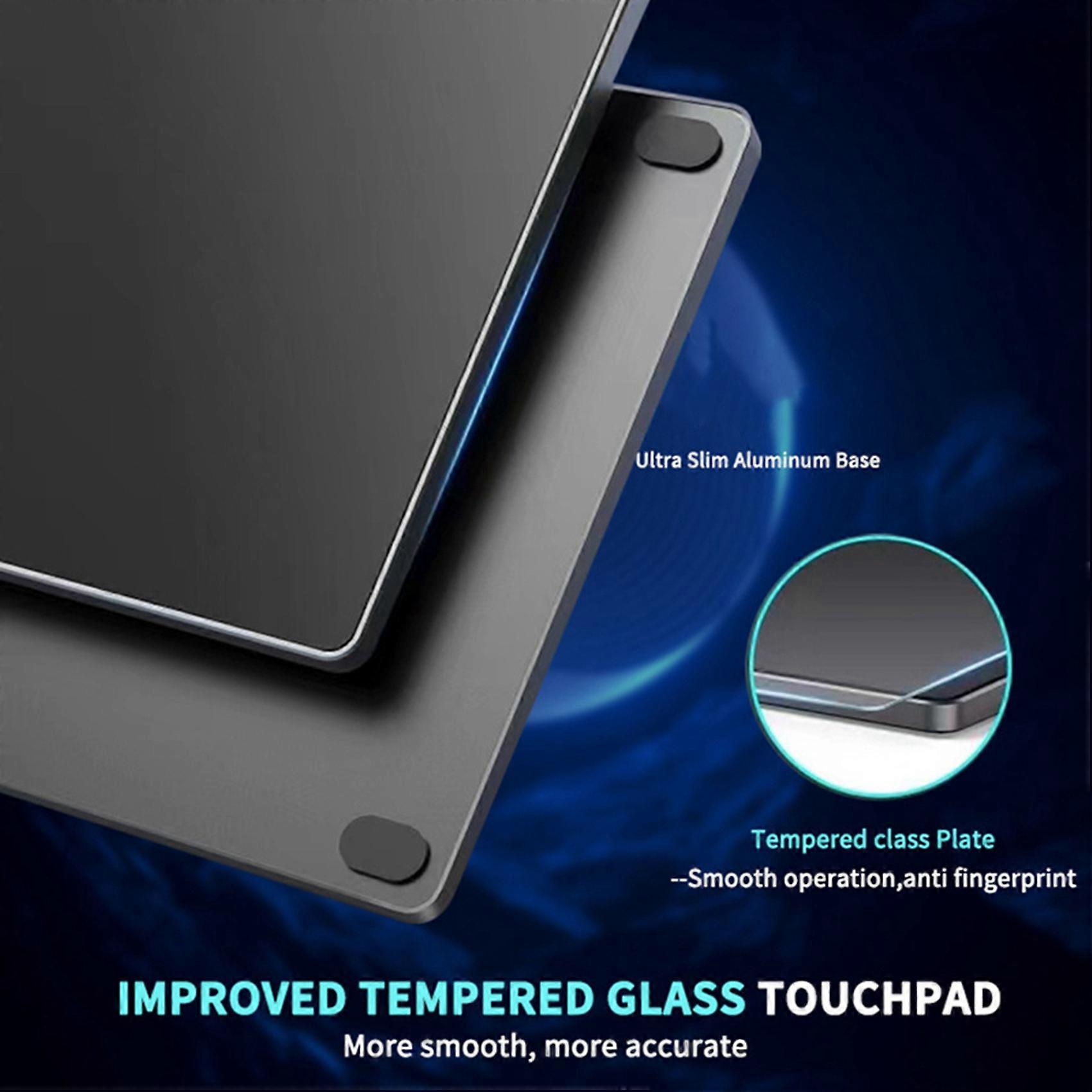 3X USB Wired Multi-Touch Trackpad Slim Touchpad Mouse for Window Desktop/Laptop/Notebook Computer PC Black