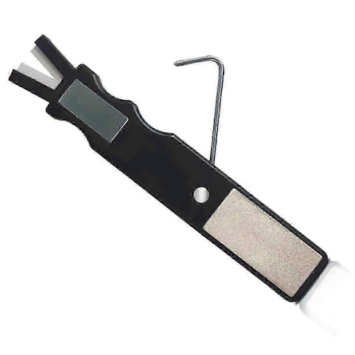 One-piece ice skate sharpener, three-in-one multifunctional, compliant with EU standards