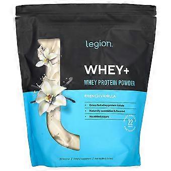 Legion Athletics, Whey+, Proteína de suero en polvo, Vainilla francesa, 816 g (1,8 lbs)