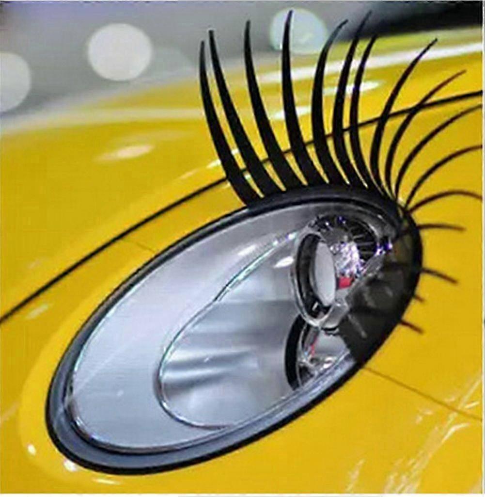 Flexible Black Car Light Eyelashes