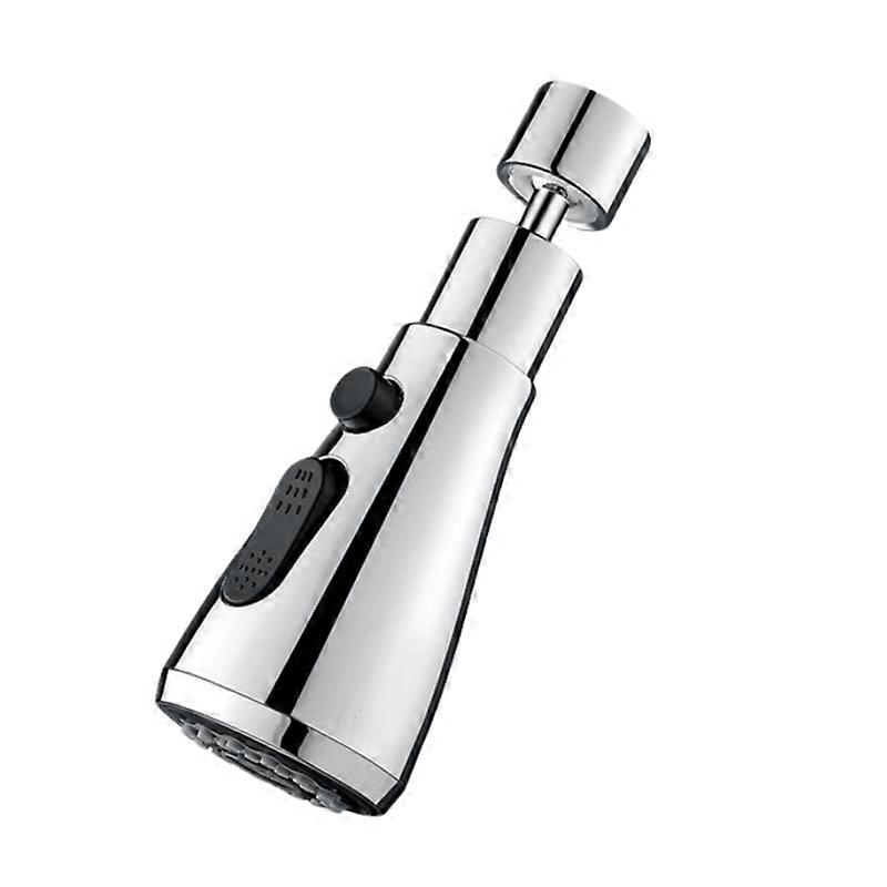 Rotatable shower head for kitchen faucet Silver [XR]