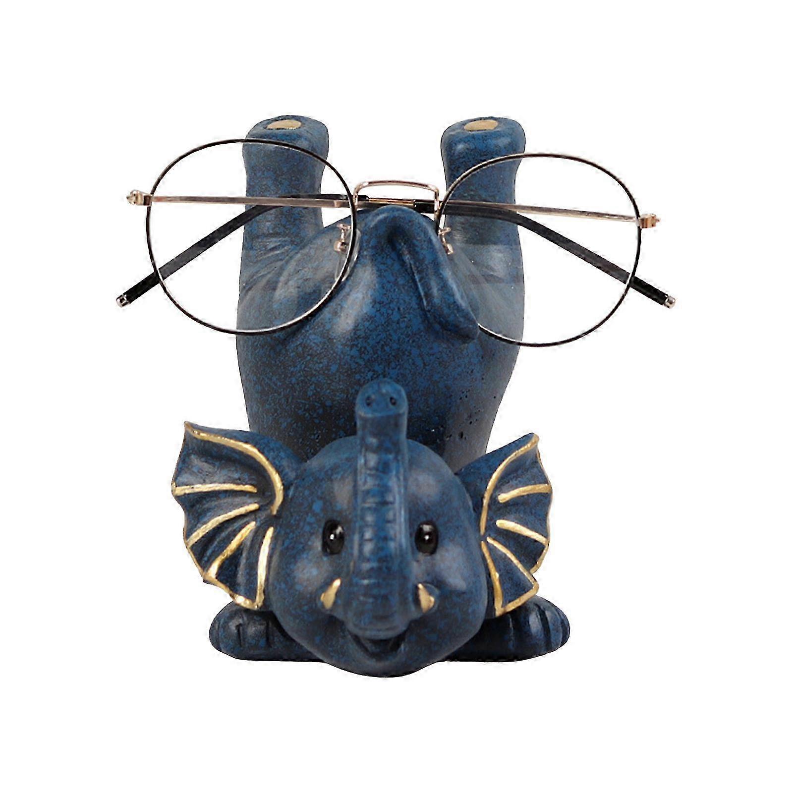 Resin Elephant Glasses Stand