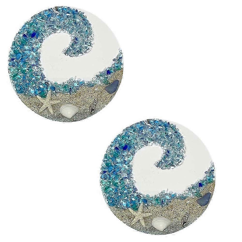 5cm Ocean Wave Acrylic Suncatcher