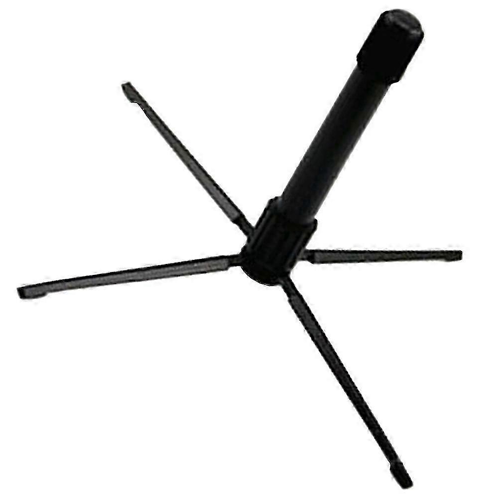 Folding Flute Stand Compact Metal Rack