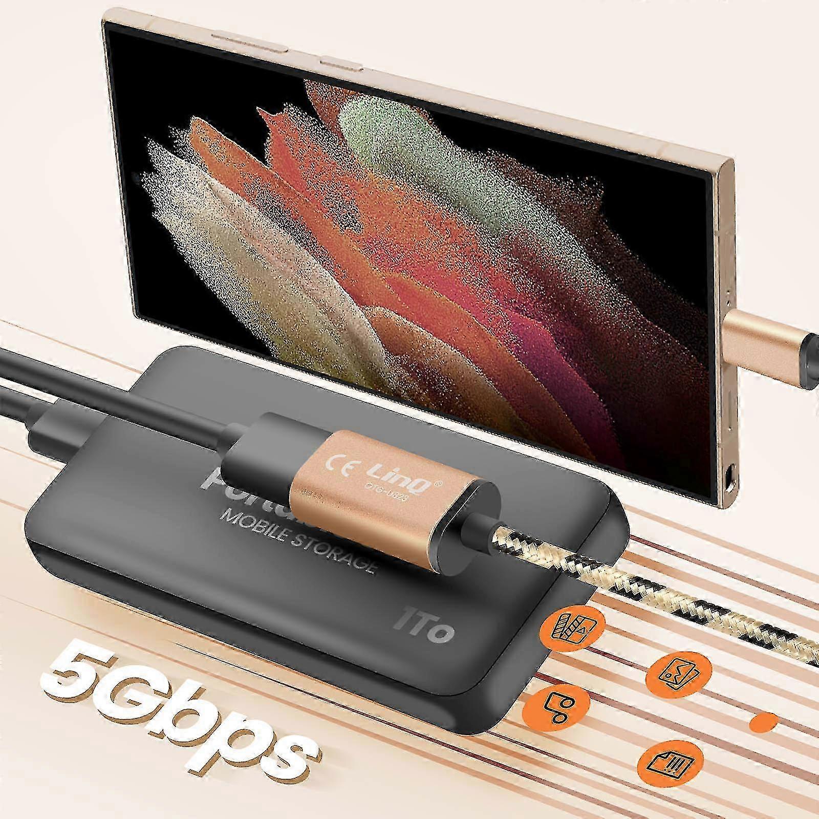 USB-C OTG Adapter Cable 15cm