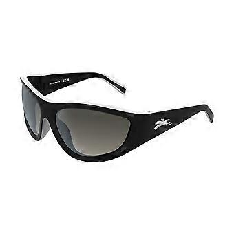Longchamp LO796S 001 Full Rim  Women Wraparound Sunglasses UV3 Original