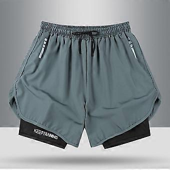 Schnelltrocknende, doppellagige Herren-Boardshorts zum Schwimmen, Surfen, für Strand und Sport – ideal zum Schwimmen und Surfen.