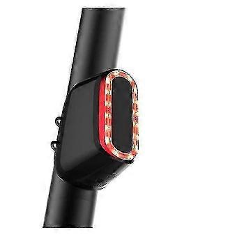 Bicycle Rear Tail Light, Brake Sensing, USB Rechargeable, Waterproof for Mountain Bikes -PMM