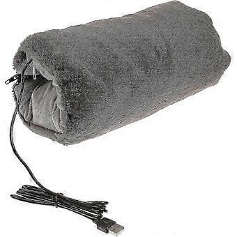 1pc Electric Heated Pad Hand Warmer,hand Warmers Rechargeable Hand Muffs Warm Soft Flannel Heated Hand Warmer Pouch (brown)
