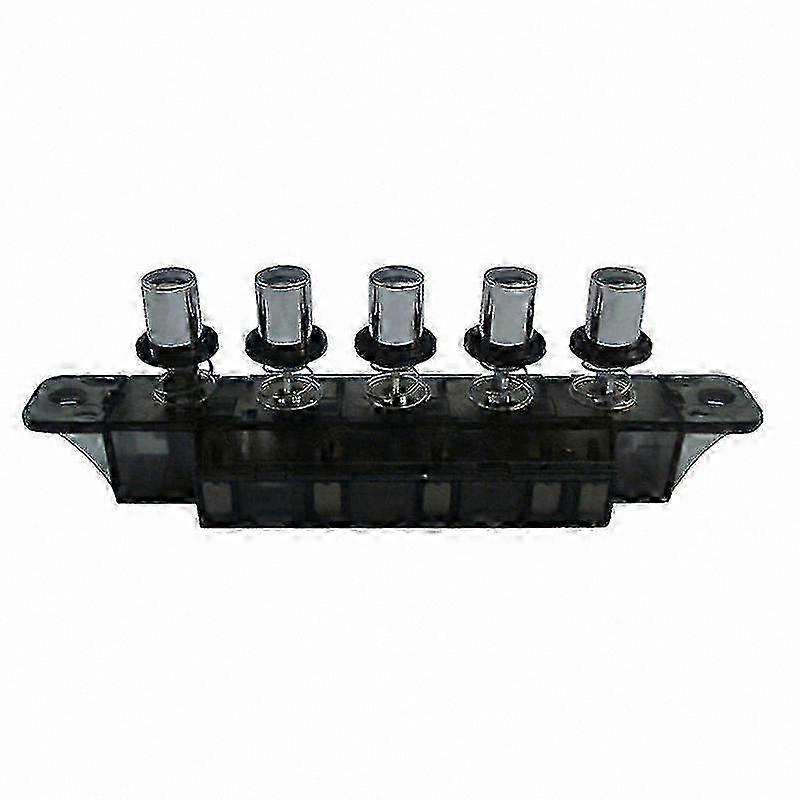 Five-Position Plug-In Button Switch for Range Hood with Push Button Piano Design