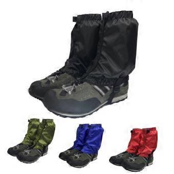 Waterproof Hiking Gaiters Lightweight Ankle Gaiters for Boots Snow and Mud Protection Dark Green
