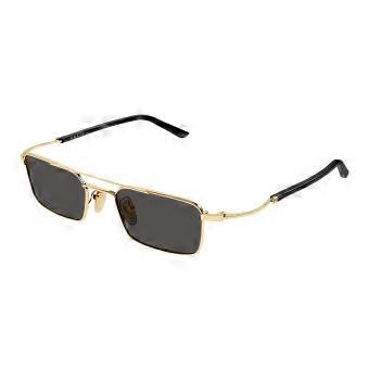 Gucci GG2258S 001 Full Rim Gold Unisex Pilot Sunglasses UV3 Original