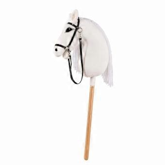 Wooden Stick Hobby Horse Embroidered Plushie Hobby Horse Imaginative Play