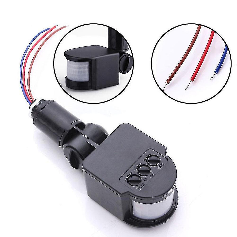 110-220v Pir Infrared Automatic Motion Sensor Detector Wall Lamp Switch