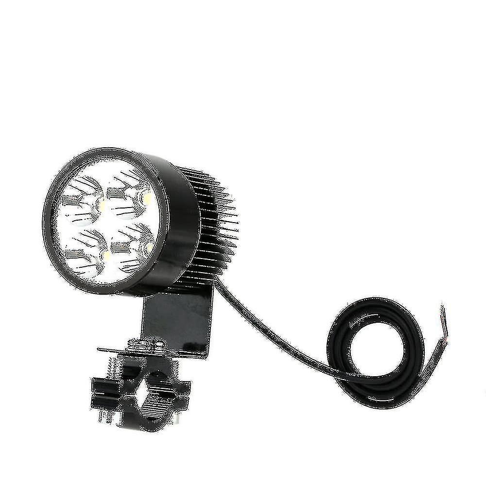 12v-80v 20w שחור LED פנס קדמי מנורה אוניברסלית עבור אופנוע E-אופניים